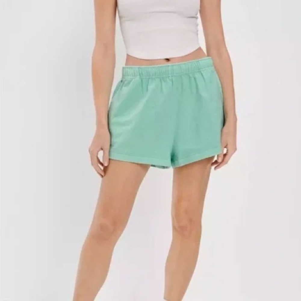 American Eagle Outfitters Light Green Athletic Shorts